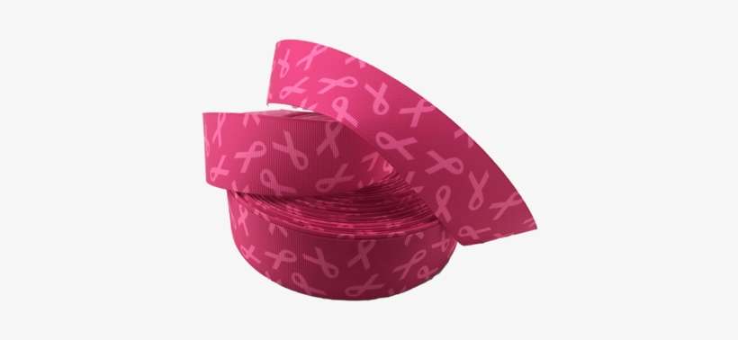 Pink Awareness Grosgrain Ribbons - Paisley, transparent png download