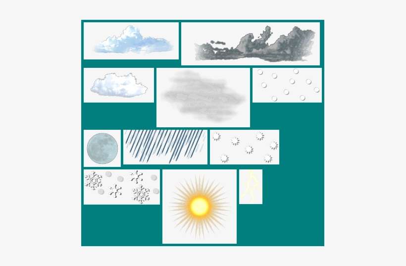 Weather Icons - Wii Forecast Channel Icons, transparent png download