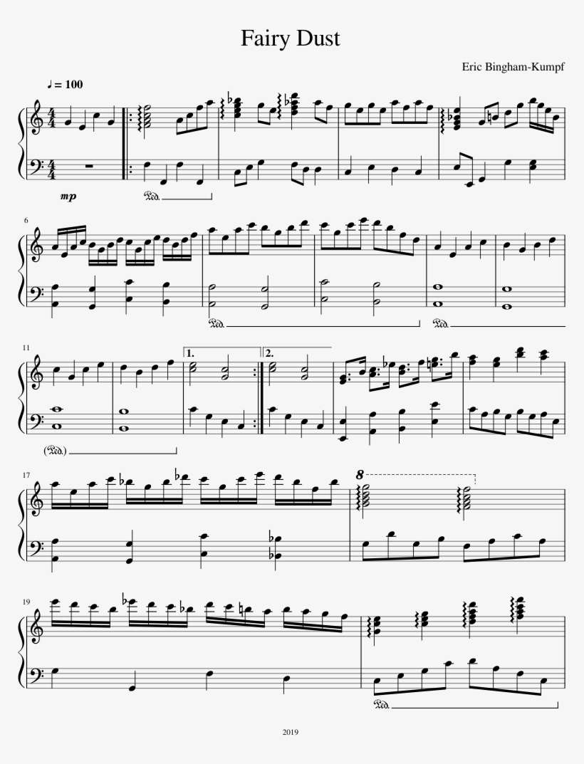 Summer Sheet Music Composed By Eric Barone Arranged - Spirituals For Upper Voices, transparent png download