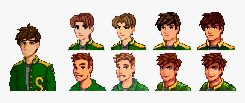 Alex Timeline - Stardew Valley Alex Hot, transparent png download