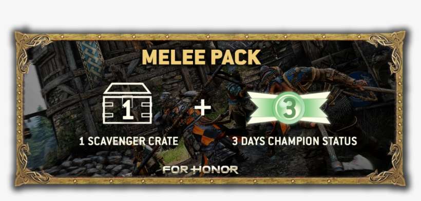 A Melee Pack Will Be Given To All Players Active For - For Honor, transparent png download