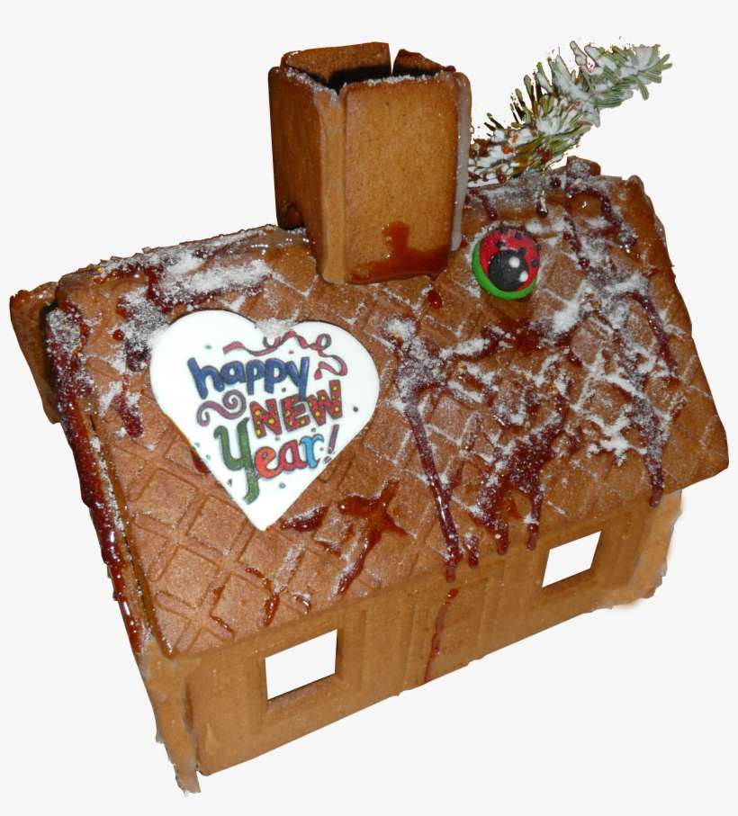 Gingerbread House 1430966 Nevit - Happy New Year, transparent png download