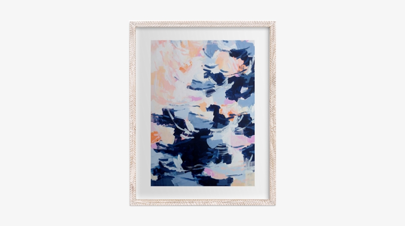Whitewashed Herringbone Frame, transparent png download