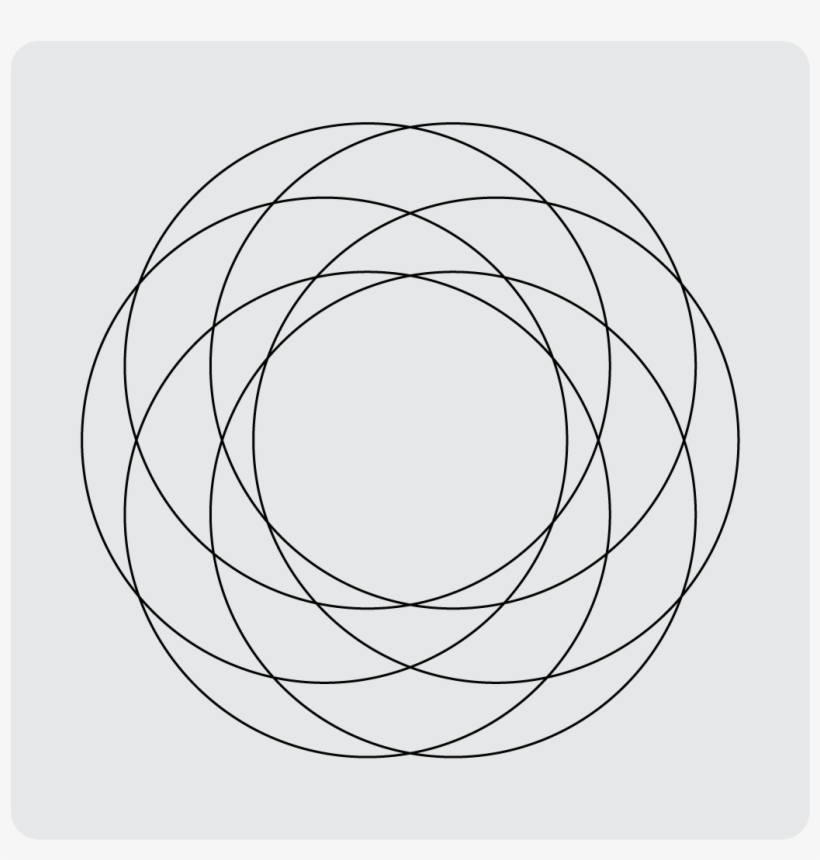 Geometric Drawing Scenery - Epitrocoide, transparent png download