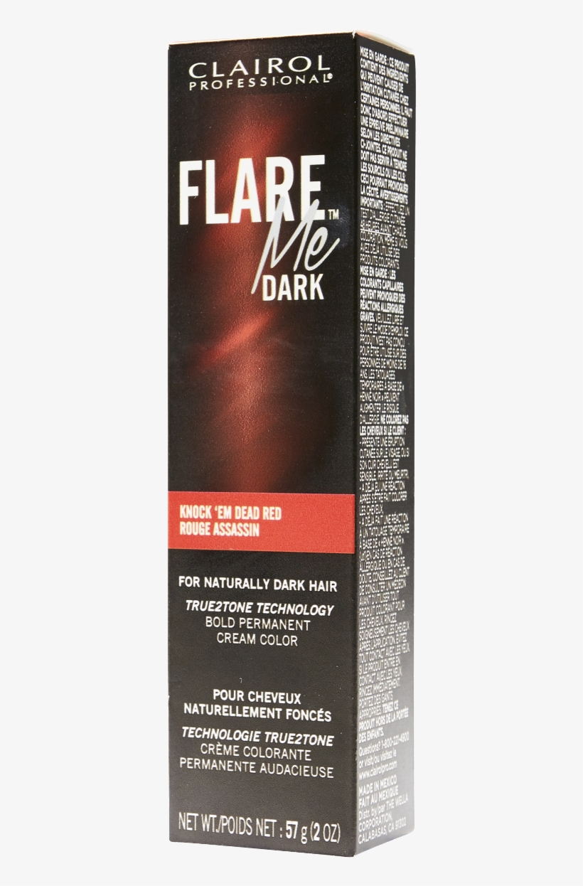 Knockem Dead Red 6rr- Flare Me Dark Permanent Cream - Clairol, transparent png download