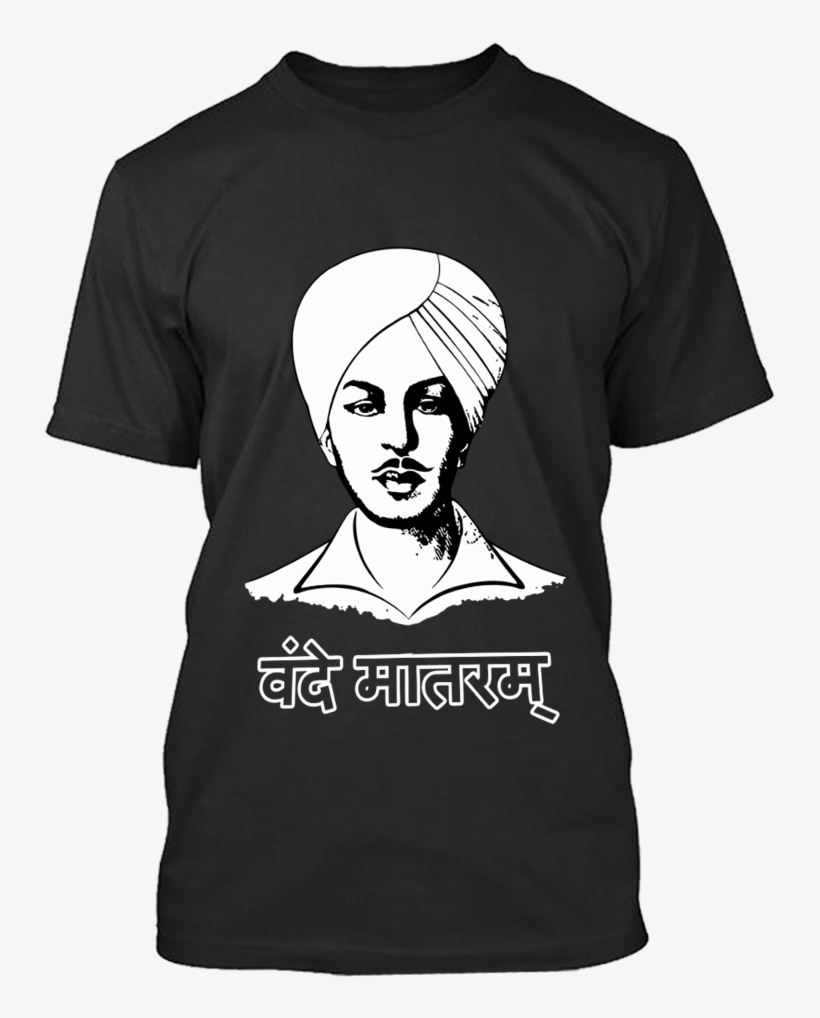 Bhagat Singh Black And White, transparent png download