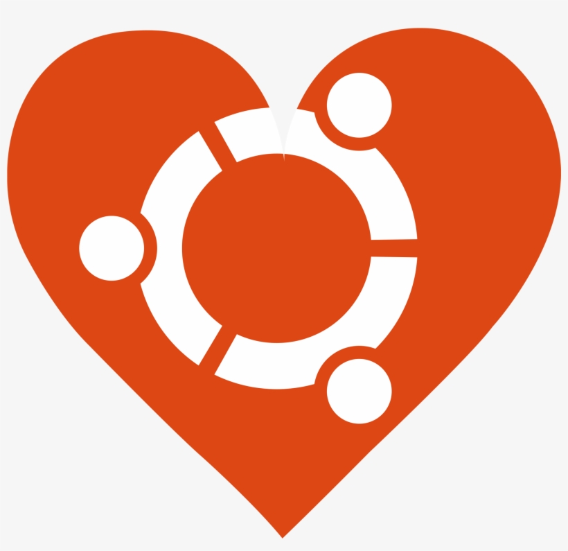 Ubuntu Heart Logo Icon Png - Company Logo Png Format, transparent png download
