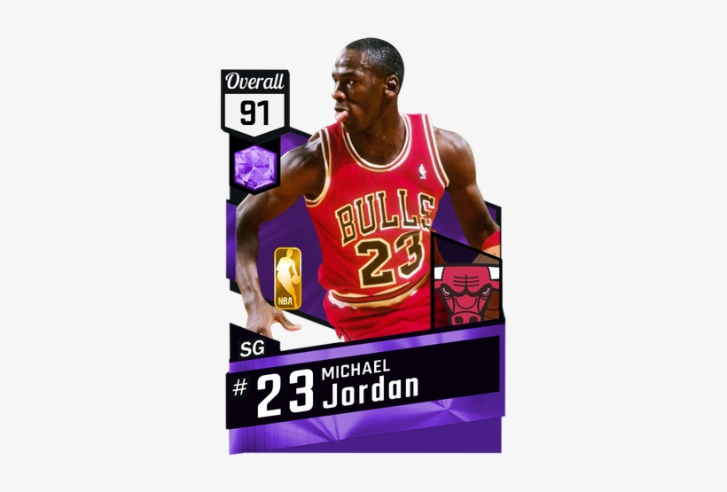 '86 Michael Jordan Amethyst Card - Nba Packs Lebron James, transparent png download