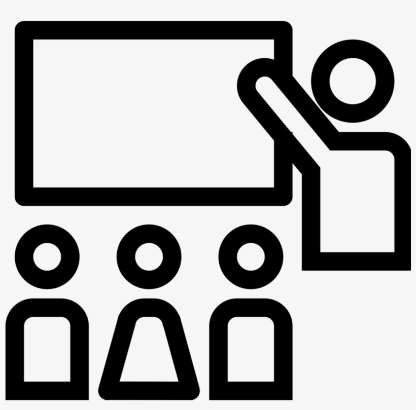 Increases Teacher Efficacy - Classroom White Icon Png, transparent png download