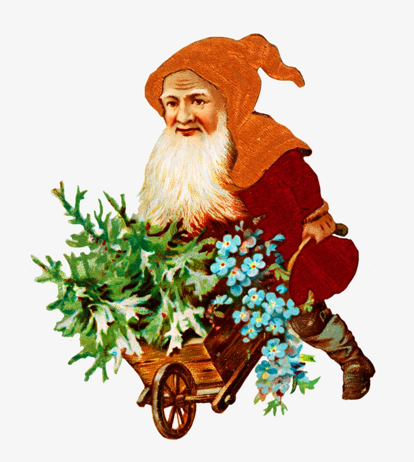 Charming Vintage Christmas Clip Art Clip Art Transparent - Mythical Creatures In Finland, transparent png download