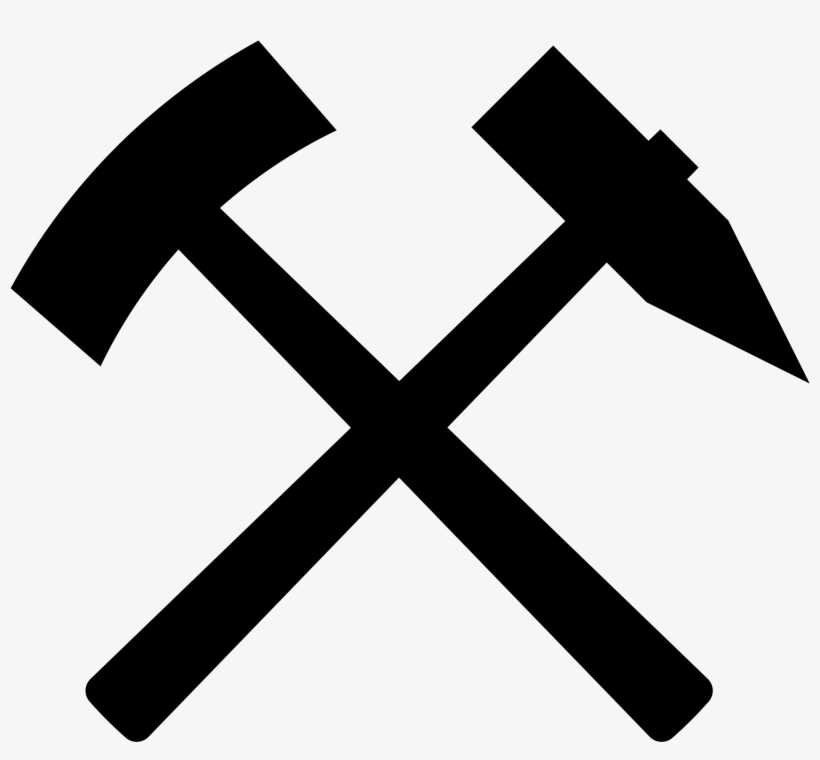 Hammer And Pick - Herb Gorniczy, transparent png download