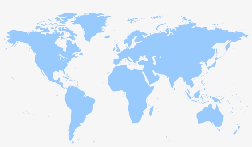 Maps Vector Watercolor Vector Royalty Free - Frankfurt On World Map, transparent png download
