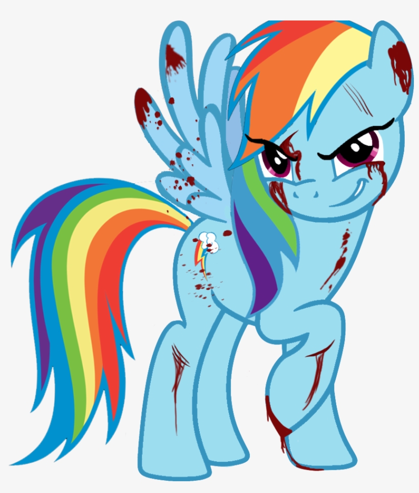 Bloody Rainbow By Dramioneforver On Deviantart Banner - Mlp Rainbow Factory Png, transparent png download