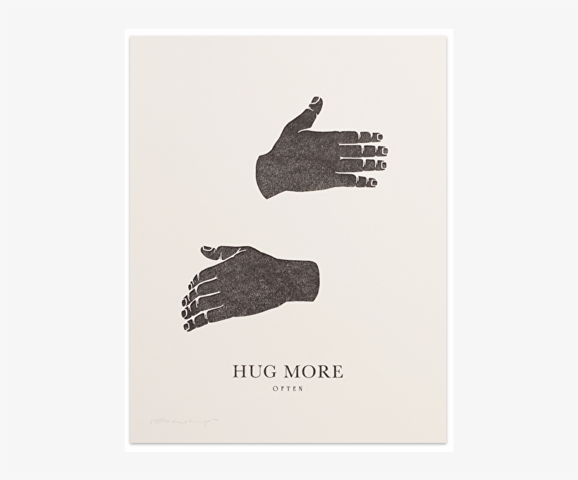 Hug More Often - Hug More Transfer Print, transparent png download