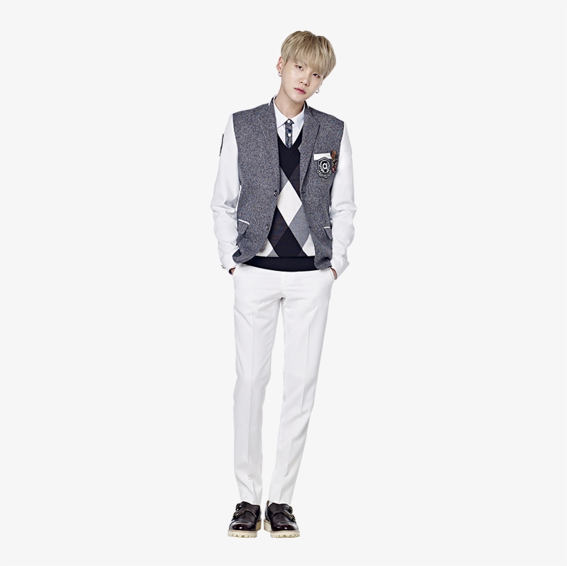 Bts For Smart School Uniform [160823] - Bts Suga School Uniform, transparent png download