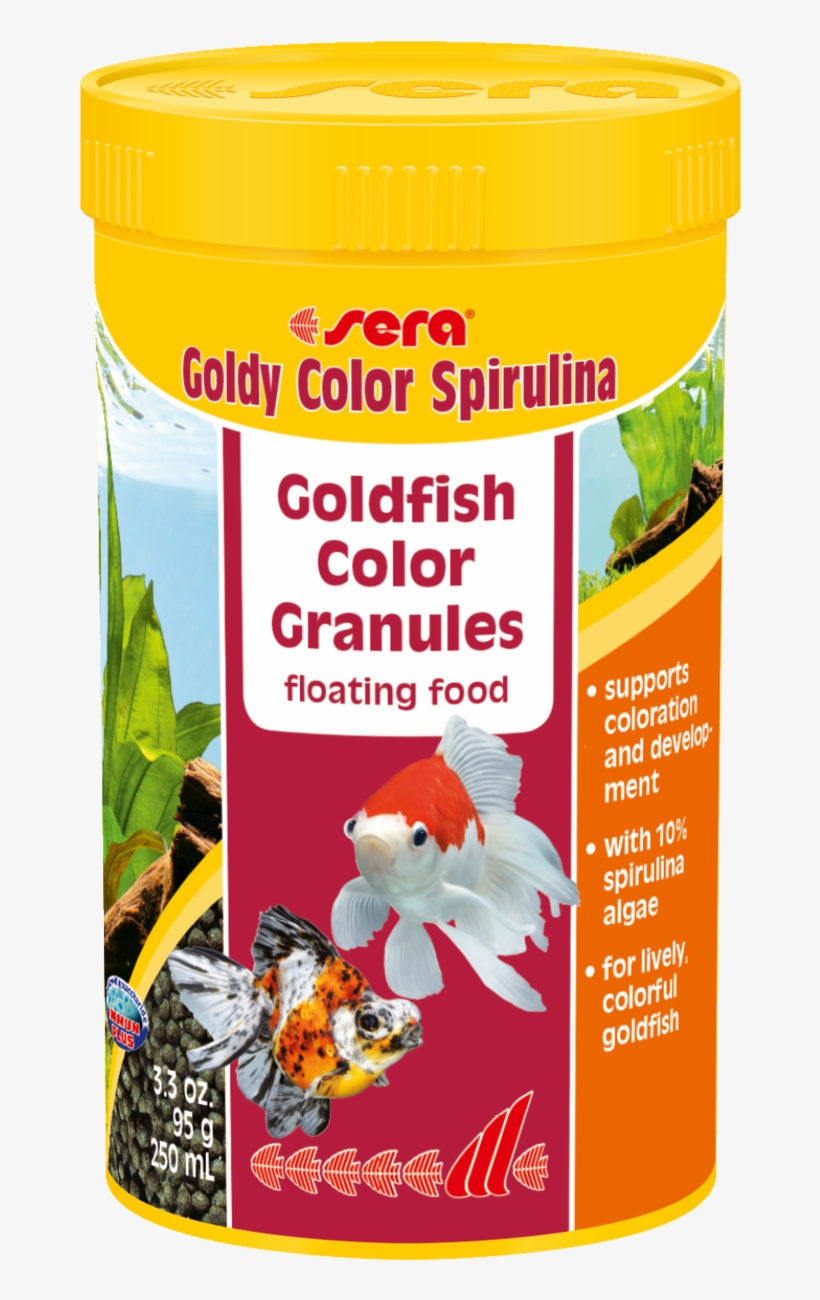 00882 Int Sera Goldy Color Spirulina 250 Ml Top - Sera Goldy Color Spirulina, transparent png download