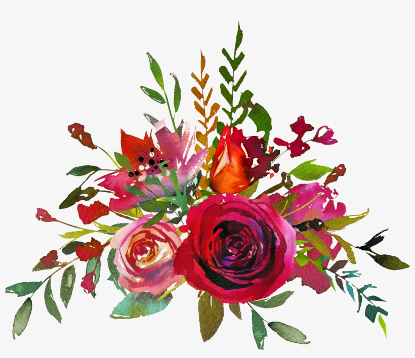 H472a - Romantische Wedding Rosen 12,7 X 17,8 Cm Einladungskarte, transparent png download