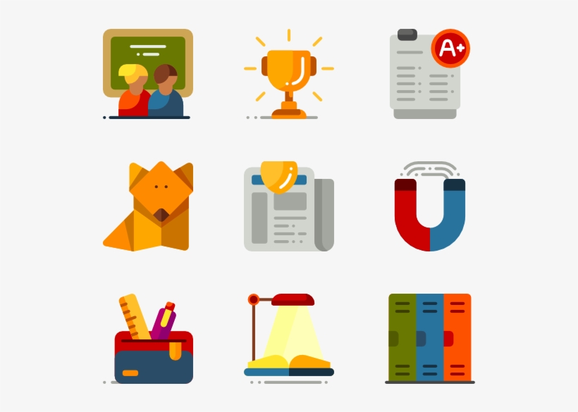 Back To School - School Icon Pack Png, transparent png download