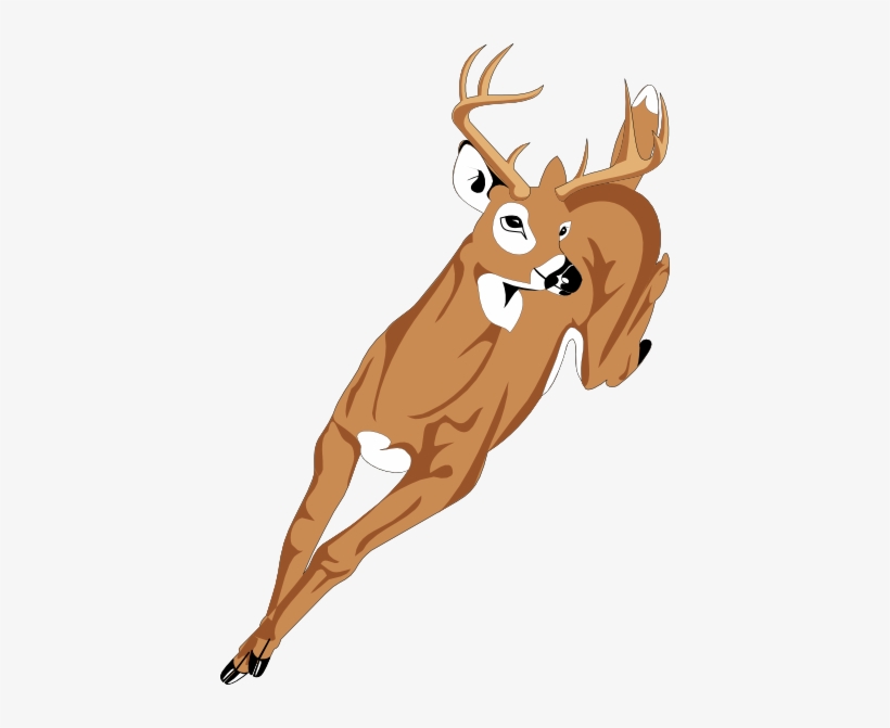 Running Deer Svg Clip Arts 414 X 591 Px, transparent png download