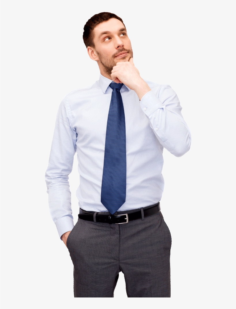 Thinking Man Png Image - Man Thinking Png, transparent png download