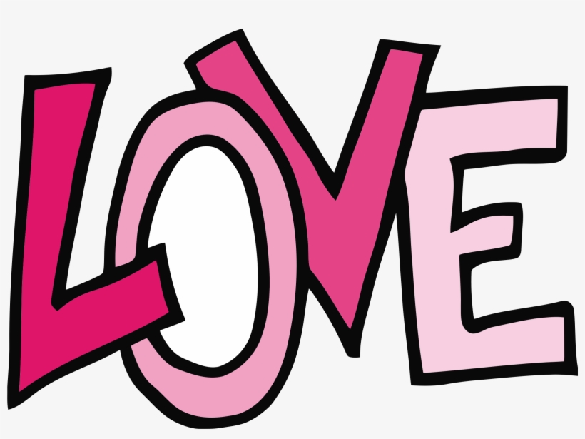 Love Text Transparent Png - Love Clip Art, transparent png download