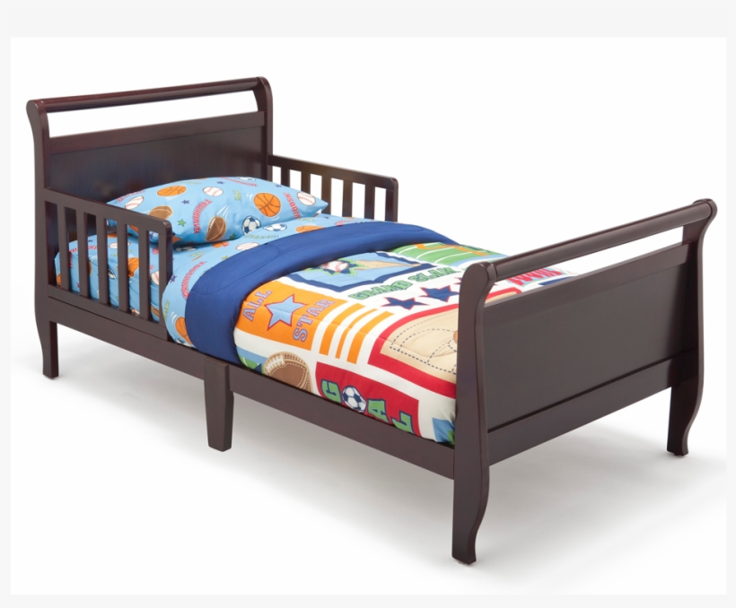 Png Transparent Library Png Toddler Beds Redgorilla - Sleigh Toddler Bed Espresso, transparent png download