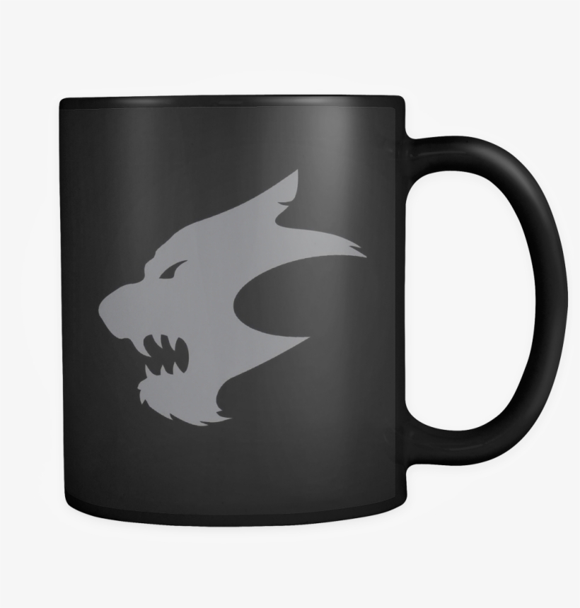 Wolf Head Logo Coffee Mug - Work In Germany Funny, transparent png download