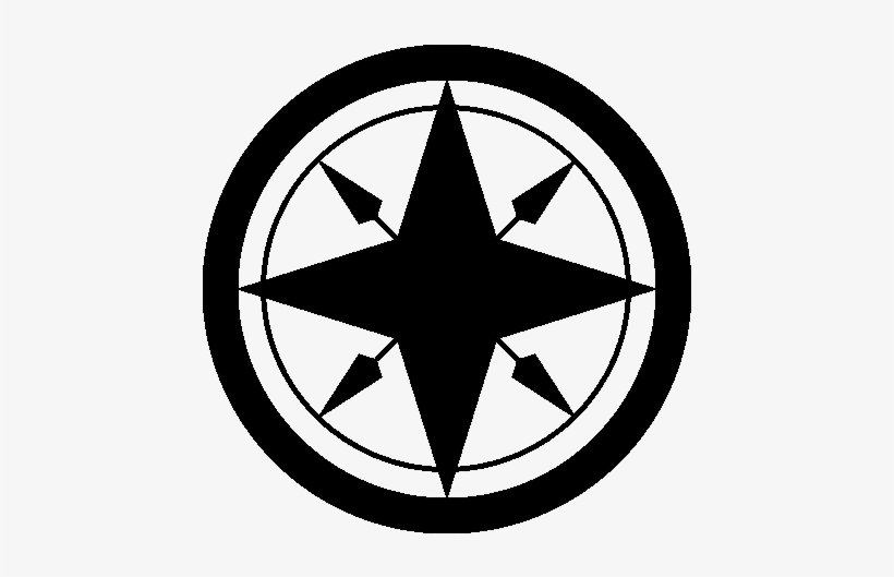 Arrow Compass Black - Science Hack Day, transparent png download