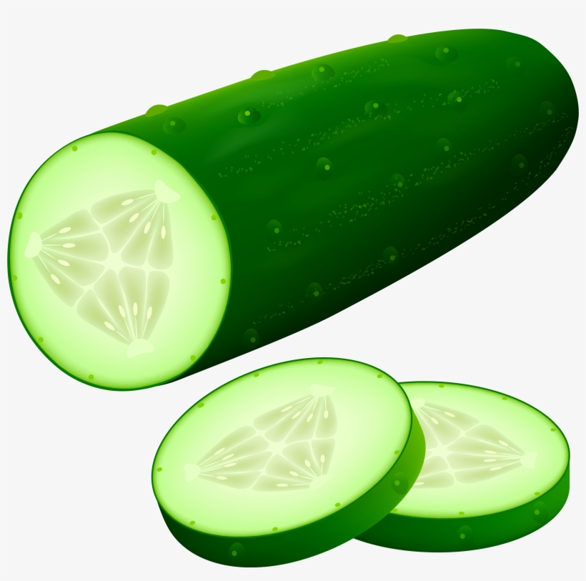 Similar Cliparts - - Cucumber Clipart, transparent png download