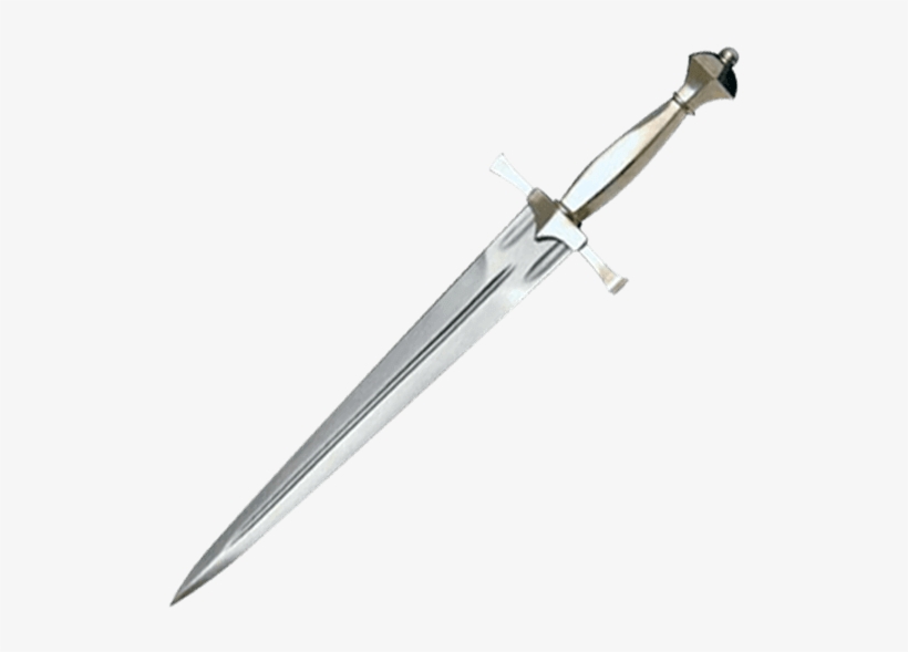 Silver Hilted Dagger, transparent png download