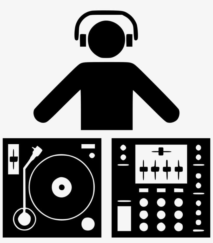 Dj Clipart Svg - Musica Electronica Png, transparent png download