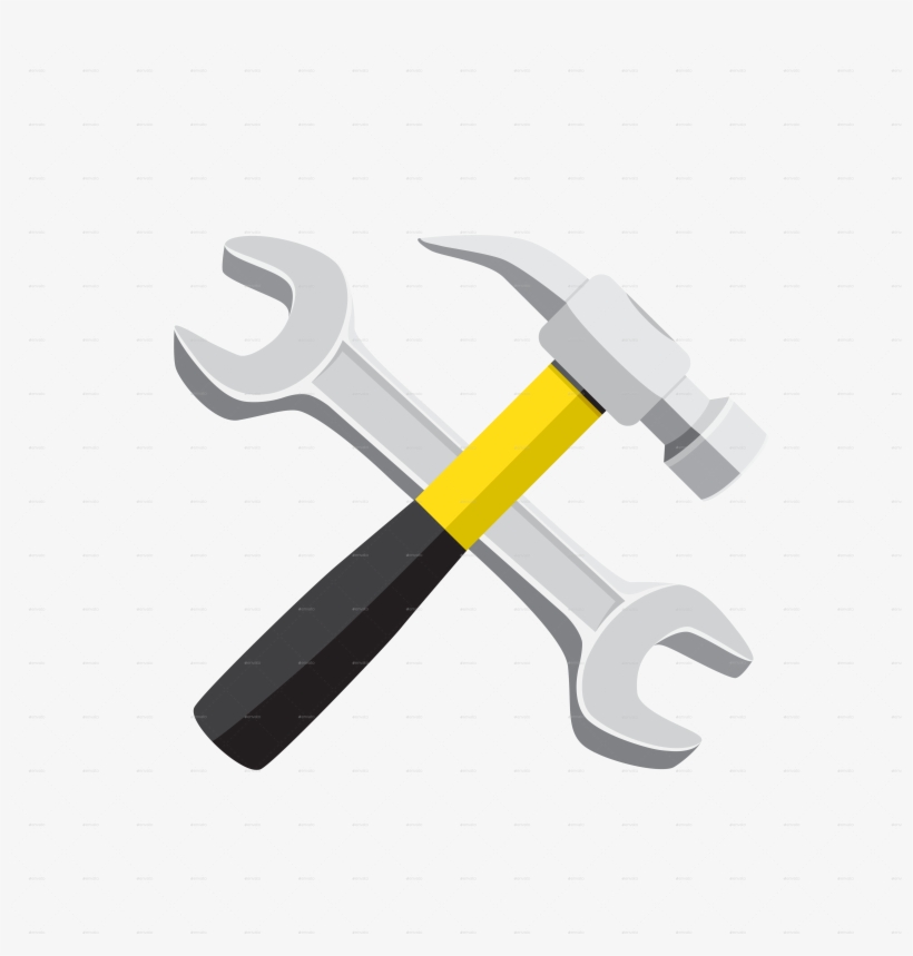 Different Tools Silhouette Icon Different Tools Silhouette - Hammer And Screwdriver Transparent, transparent png download