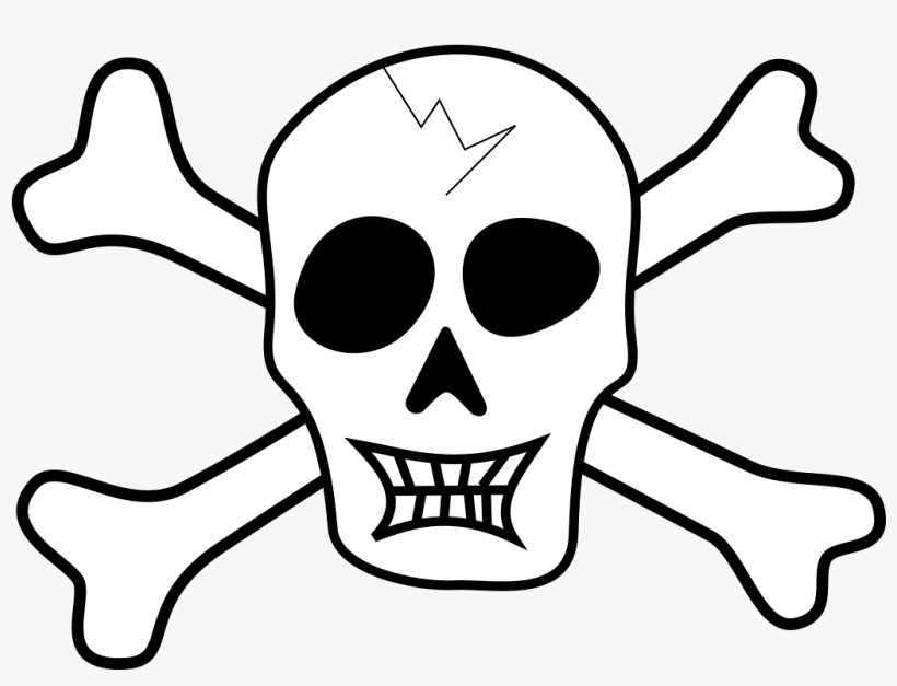 Pirate Skull And Bones Svg Clip Arts 600 X 429 Px, transparent png download