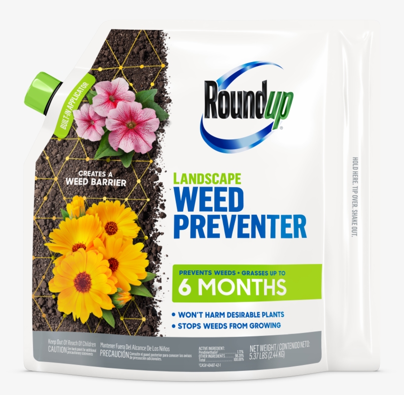 Landscape Weed Preventer - Roundup 4385106 Landscape Weed Preventer Granular,, transparent png download