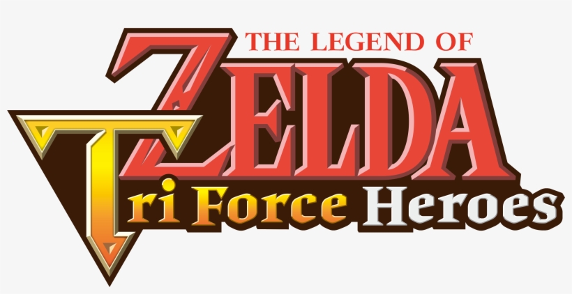 The Legend Of Zelda- Tri Force Heroes Logo - Tri Force Heroes Logo Png, transparent png download