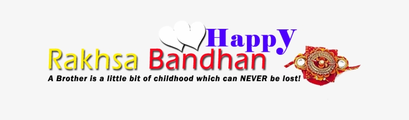 Rakhi Png Transparent Image - Happy Raksha Bandhan Png, transparent png download