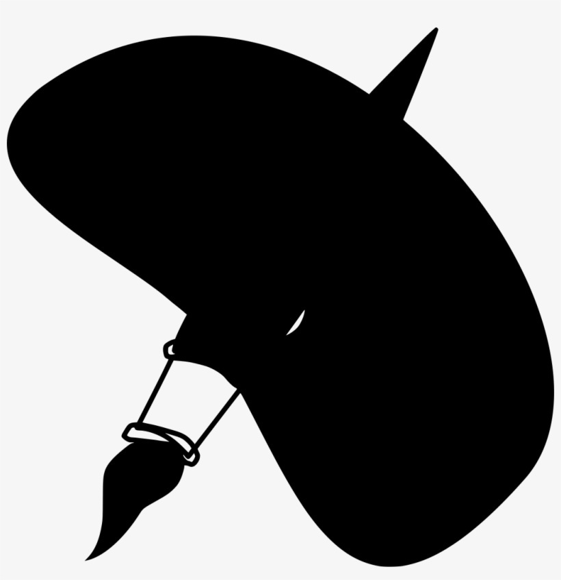 Download Png - Art Materials Png Black And White, transparent png download