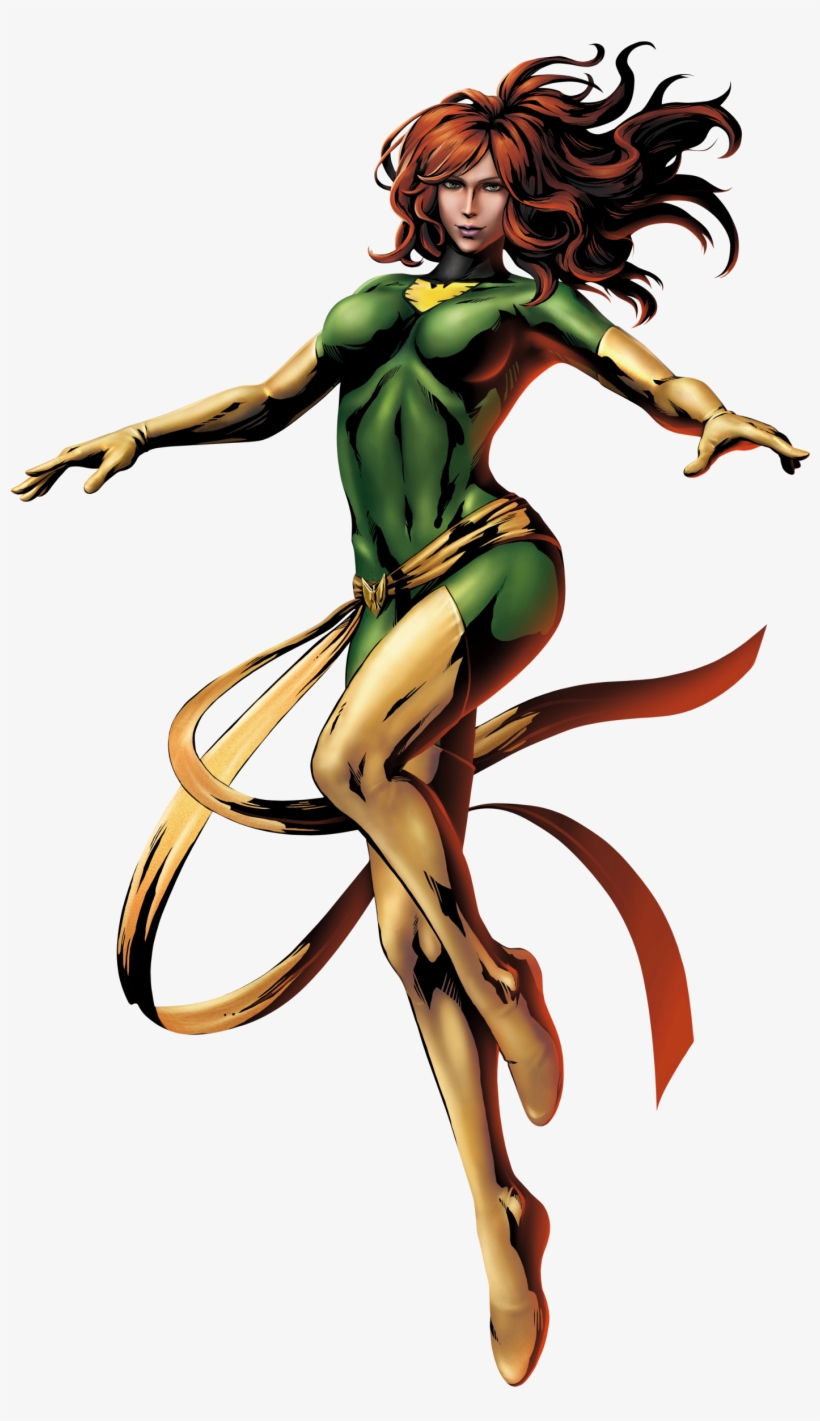 Jean Grey - Jean Grey Phoenix Green, transparent png download