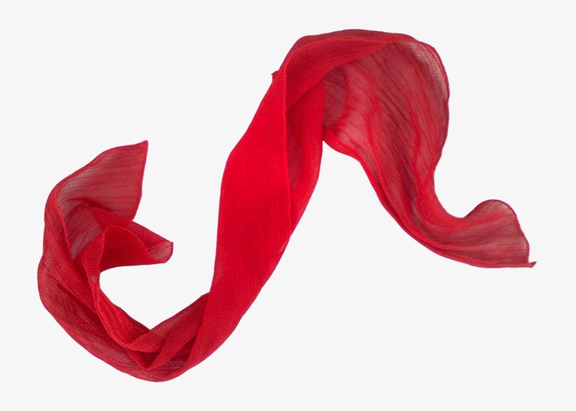 Flying Red Scarf - Flying Scarf Png, transparent png download