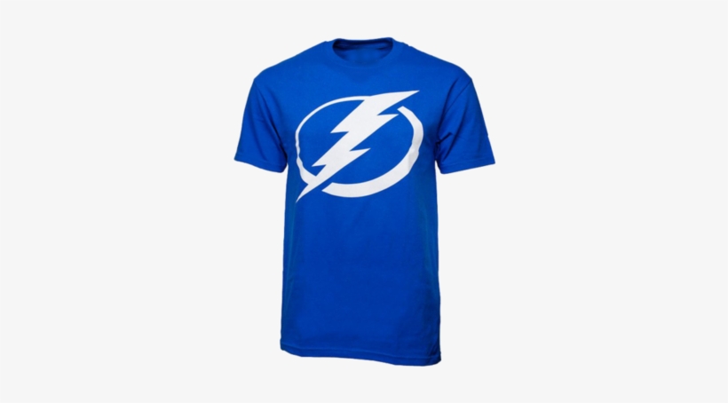 Tampa Bay Lightning Biggie Logo T-shirt - Tampa Bay Lightning New, transparent png download
