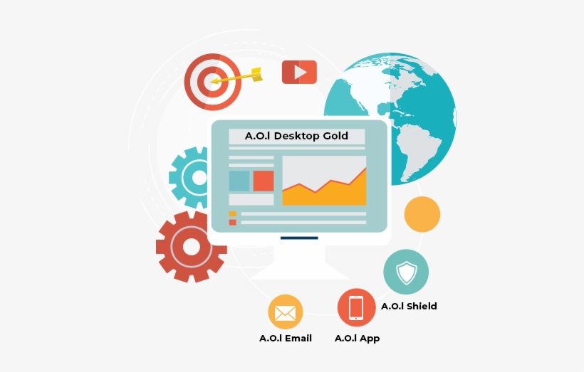 Aol Desktop Gold Banner - Global Language Holiday Greeting Card, transparent png download