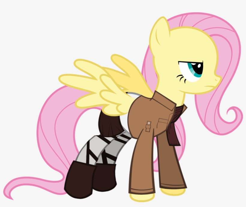Flare-chaser, Attack On Titan, Clothes, Fluttershy, - Attack On Titan Fluttershy, transparent png download