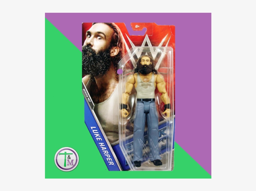 Wwe Basic Luke Harper Figure, transparent png download