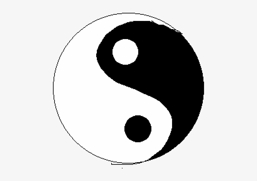 Yin Yang Symbol - Circle, transparent png download