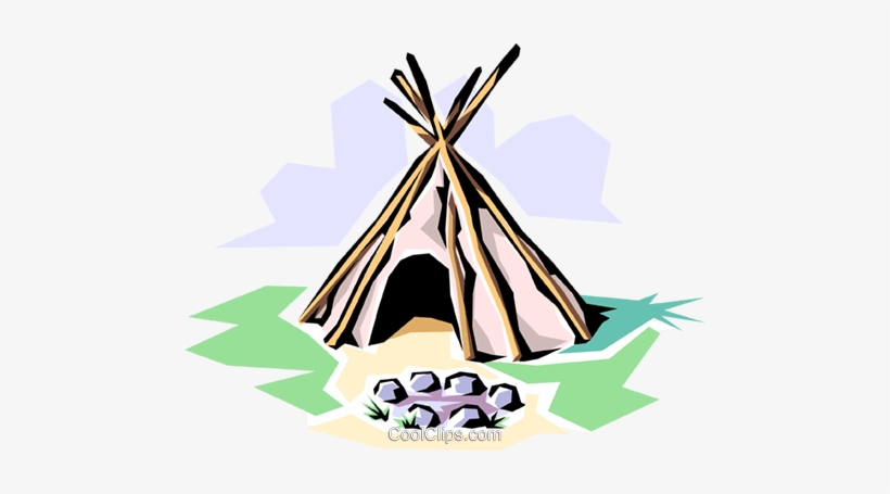 Indian Teepee Royalty Free Vector Clip Art Illustration - Scouts Of Greece, transparent png download