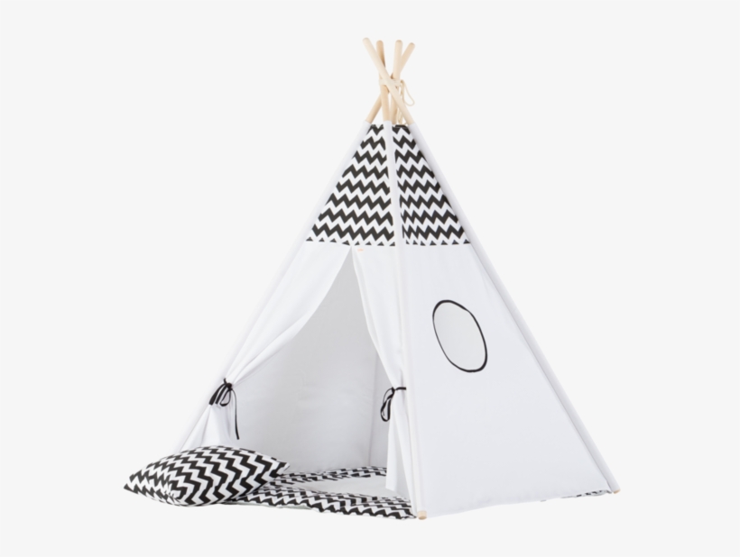 Chevron Teepee For Kids Black - Wigiwama Chevron, transparent png download