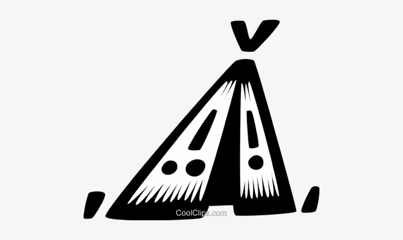 Indian Teepee Royalty Free Vector Clip Art Illustration - Illustration, transparent png download