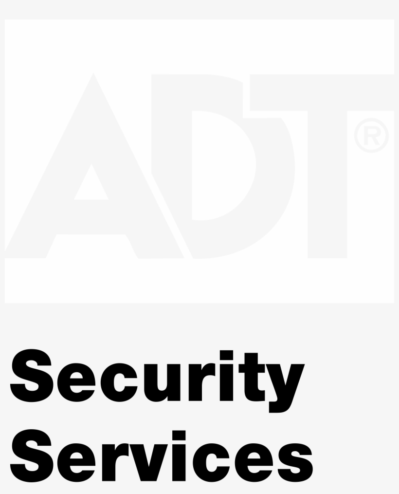 Adt Security 1 Logo Black And White - M Tech Cyber Security, transparent png download