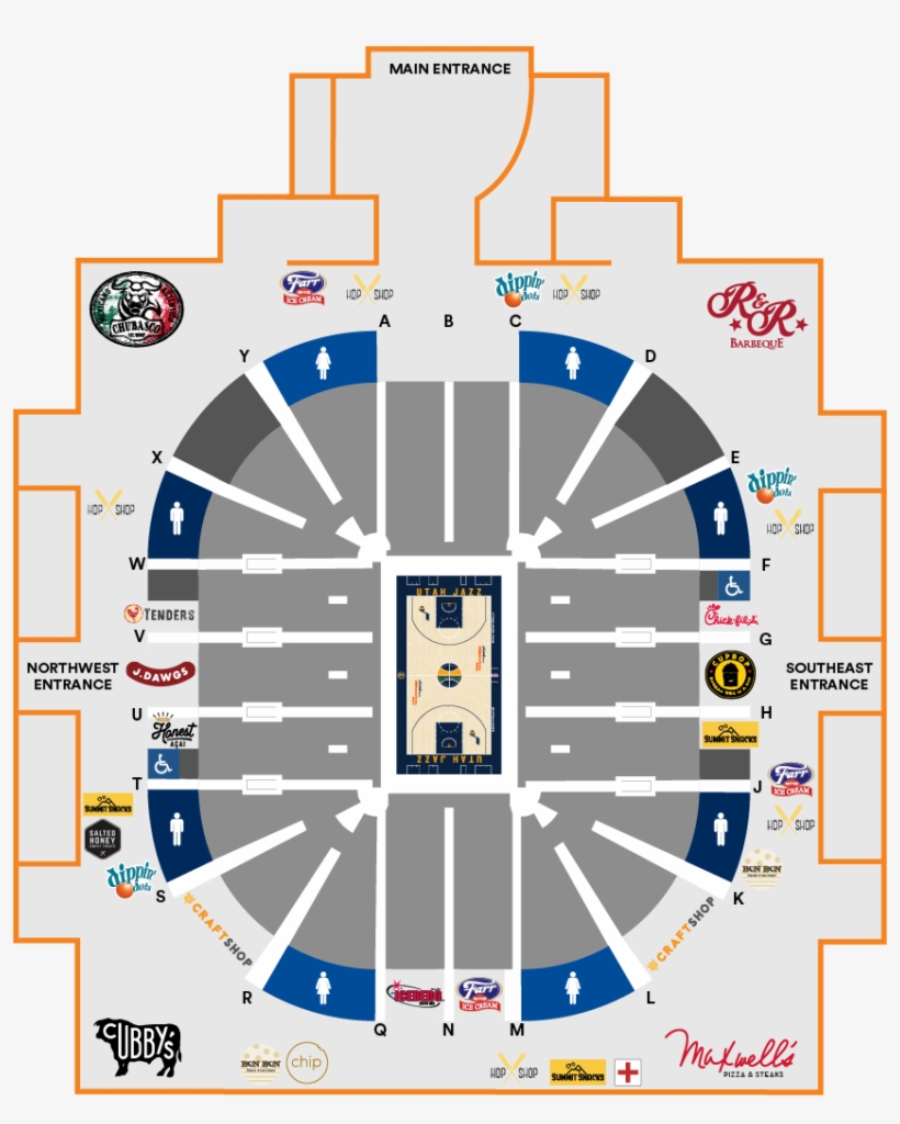 Level 3 - Vivint Smart Home Arena Food, transparent png download