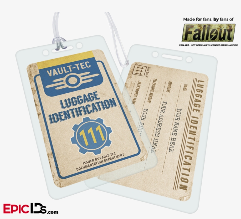 Vault Dweller/wasteland Explorer 'fallout' Personalized - Fallout 3, transparent png download